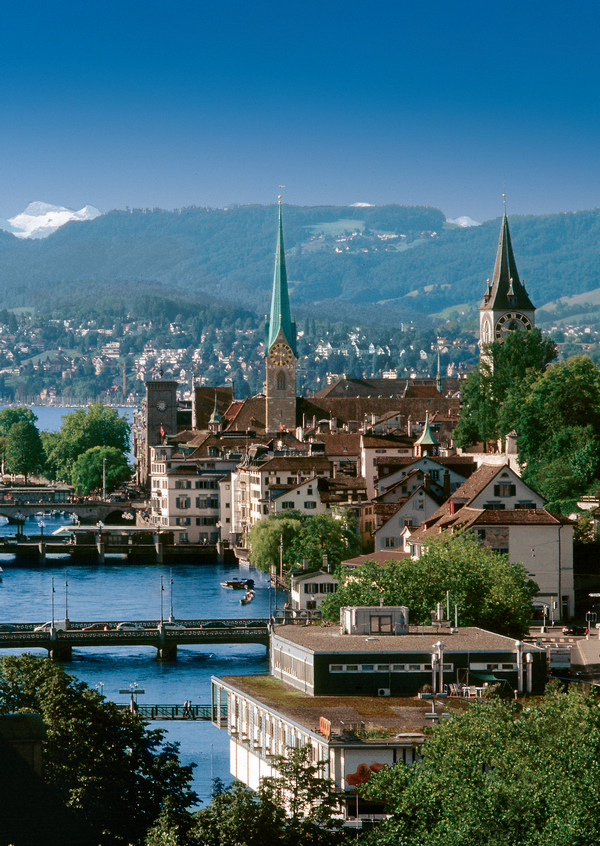 Postkarte · Zuerich · Altstadt · Fraumuenster Stpeter