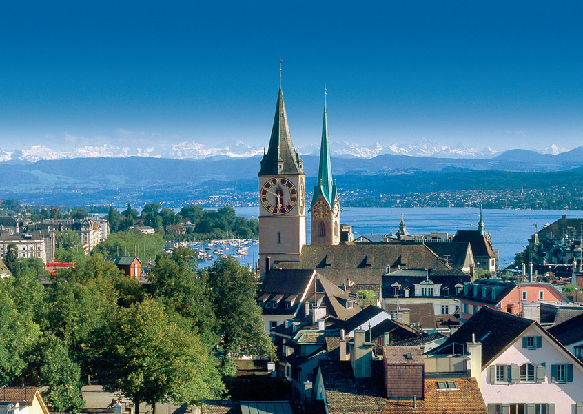 Postkarte · Zuerich · Altstadt · Fraumuenster Stpeter